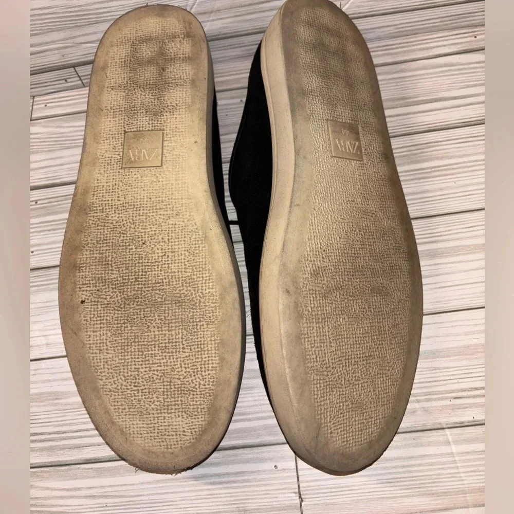 Zara suede moc toe split shoes